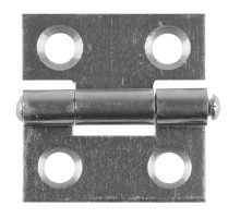 STAYER 25 x 24 х 1.0 мм, цвет белый цинк, карточная петля (37611-25-1)