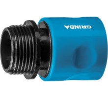 GRINDA TT-34E, 3/4″, с внешней резьбой, для шланга, быстросъемный соединитель, PROLine (8-426502)