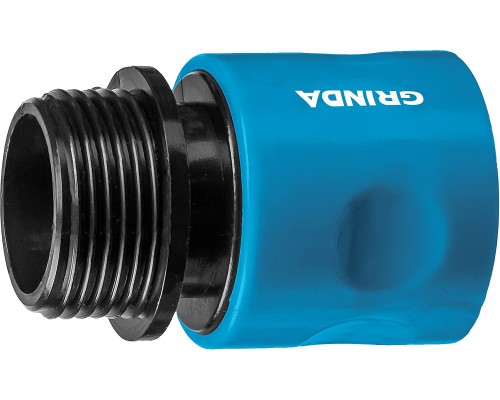 GRINDA TT-34E, 3/4″, с внешней резьбой, для шланга, быстросъемный соединитель, PROLine (8-426502)