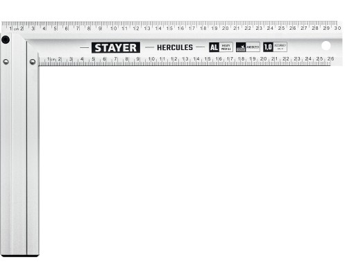 STAYER 300 мм, жесткий столярный угольник, Professional (3432-30)