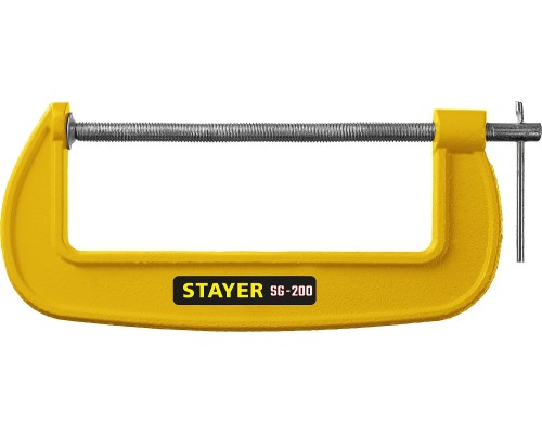 STAYER SG-200, 200 мм, чугунная струбцина G (3215-200)