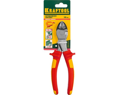 KRAFTOOL Electro-Kraft, 180 мм, усиленные бокорезы (2202-6-18)