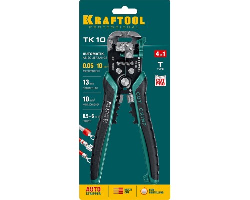 KRAFTOOL TK-10, 0.05 - 10 мм2, автоматический стриппер (22639)