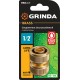 GRINDA BM-34, диаметр 3/4″, из латуни, для шланга, ремонтная муфта, PROLine (8-426143)