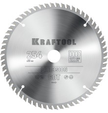 KRAFTOOL Precision, 254 х 30 мм, 60Т, пильный диск по дереву (36952-254-30)