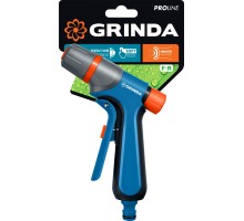 GRINDA F-R, курок спереди, двухкомпонентный, плавная регулировка напора, поливочный пистолет, PROLine (429121)