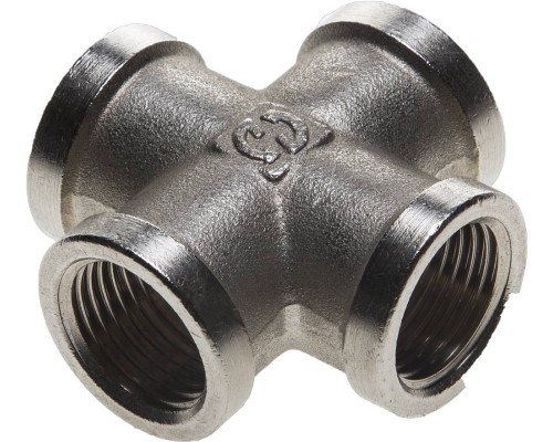 GENERAL FITTINGS внутренняя резьба 1/2″, никель, крестовина (51048-1/2)