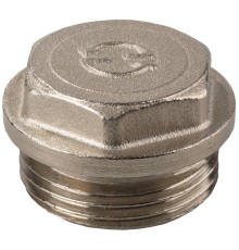 GENERAL FITTINGS 1/2″, с прижимной шайбой, латунь, заглушка (51100-1/2)