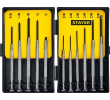 STAYER 11 предм., часовые отвертки (2560-H11)