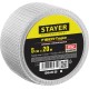 STAYER FIBER-Tape, 5 см х 20 м, 3 х 3 мм, самоклеящаяся серпянка, Professional (1246-05-20)