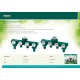 RACO ORIGINAL, 1/2″ - 3/4″, четырехканальный, с внутренней резьбой, из ABS пластика, поливочный распределитель (4250-55258C)