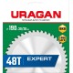 URAGAN Expert, 190 х 30/20 мм, 48Т, пильный диск по дереву (36802-190-30-48)