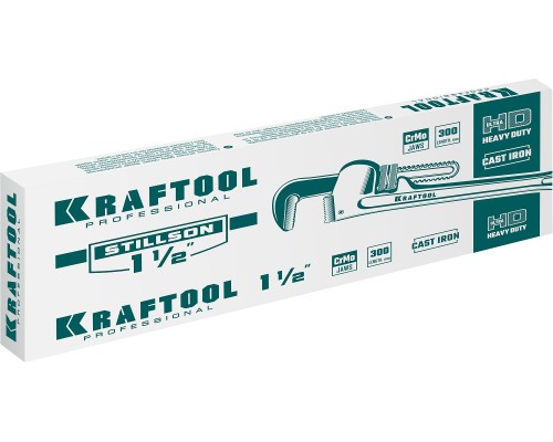 KRAFTOOL STILLSON, 1.5″, 300 мм, трубный разводной ключ (2727-30)