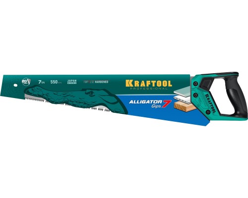 KRAFTOOL Alligator Gips 7, 550 мм, ножовка для гипса (15210)