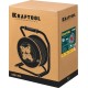 KRAFTOOL K-325, КГ, 3 х 2.5 мм2, 50 м, 4000 Вт, IP44, силовой удлинитель на стальной катушке (55086-50)