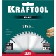 KRAFTOOL Fast, 315 х 30 мм, 32Т, пильный диск по дереву (36950-315-30)