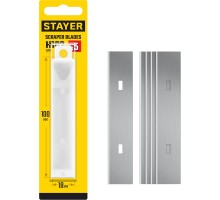 STAYER 100 мм, 5 шт, сменное лезвие для скребка 08515 (08515-S5)