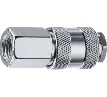 ЗУБР 1/4″F - рапид муфта, переходник, Профессионал (64910-1/4)