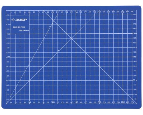 ЗУБР 300 х 220 х 3 мм, непрорезаемый коврик (09903)
