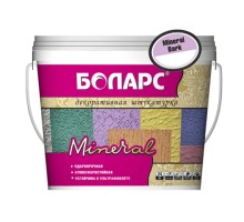 Декоративная штукатурка акриловая Боларс Bark 1,5мм короед белый 45кг позиция под заказ