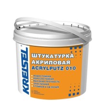 Декоративная штукатурка акриловая Kreisel 010 AKRYLPUTZ "короед" 2мм/3мм группа3 25кг позиция под заказ