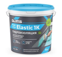 Гидроизоляция Glims ВодоStop Elastic 1К 4кг