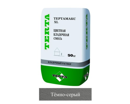 Кладочная смесь цементная Terta Тертамакс XL М150 темно-серый 0257 50кг позиция под заказ Кладочная смесь цементная Terta Тертамакс XL М150 темно-серый 0257 50кг позиция под заказ