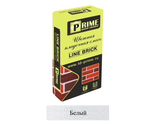 Кладочная смесь цементная Prime LineBrick "Wasser" М150 белая 4053 25кг позиция под заказ Кладочная смесь цементная Prime LineBrick "Wasser" М150 белая 4053 25кг позиция под заказ