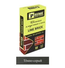 Кладочная смесь цементная Prime LineBrick "Wasser" М150 темно-серая 4153 25кг позиция под заказ