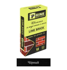 Кладочная смесь цементная Prime LineBrick "Wasser" М150 черная 4653 25кг позиция под заказ