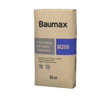 Кладочная смесь цементная Baumax монтажно-кладочная М200 серый 50кг