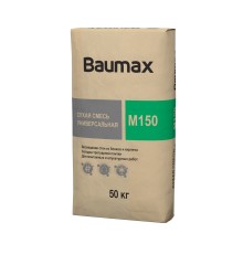 Кладочная смесь цементная Baumax универсальная М150 серый 50кг