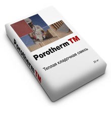 Кладочная смесь цементная Porotherm (Винербергер) TM (теплоизоляционная) М50 серый 20кг