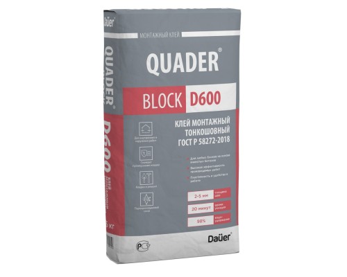 Клей Dauer QUADER BLOCK 25кг