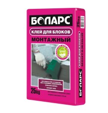 Клей Боларс Монтажный для блоков 25кг