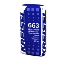 Шпаклевка цементная Kreisel 663 WEISSE ZEMENTGLÄTTE белый 25кг