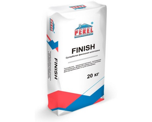 Шпаклевка полимерная Perel 0655 Finish белый 20кг