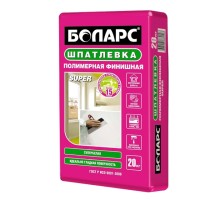 Шпаклевка полимерная Боларс Финишная Super белый 20кг