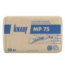 Штукатурка гипсовая Knauf МП 75 белый/серый 30кг