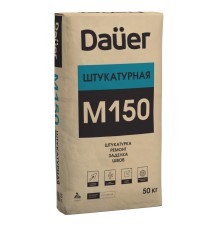 Штукатурка цементная Dauer смесь М 150 серый 50кг