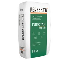 Штукатурка гипсовая Perfekta Гипстар Серая серый 30кг