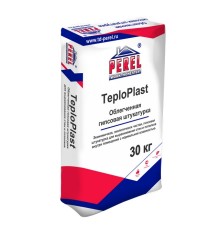 Штукатурка гипсовая Perel 0528 TeploPlast серый 30кг