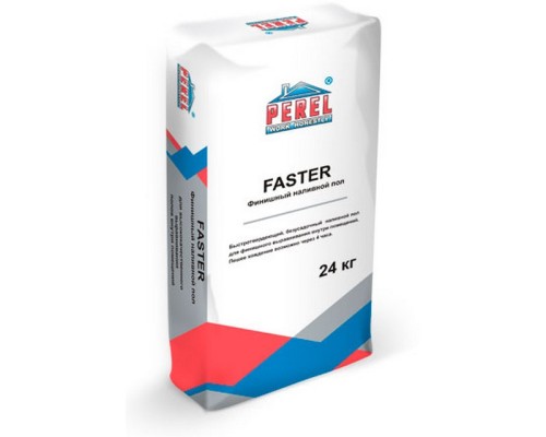 Смесь для полов цементная Perel 0732 Faster серый 24кг