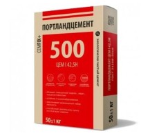 Цемент Мальцовский портландцемент Д0 М500 50кг